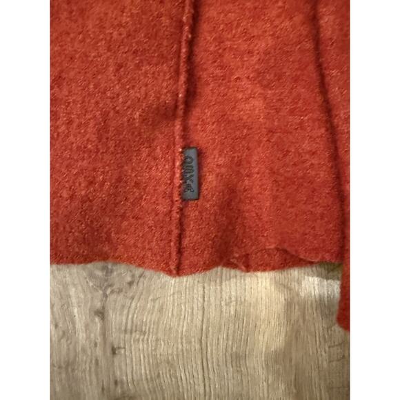 OSKA Boiled Wool Jacket Cardigan SIZE 1 / Small Orange 100% Wool Two Button - Picture 2 of 10